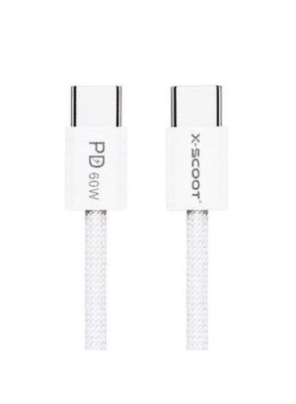 X-SCOOT CL-150 60W Charging Data Cable (Type-C to Type-C)
