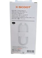 X-SCOOT CL-150 60W Charging Data Cable (Type-C to Type-C) - Image 2